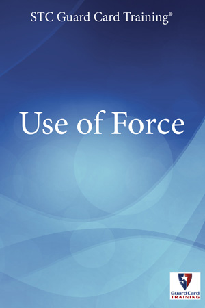 Use of Force for Security Guards Cover